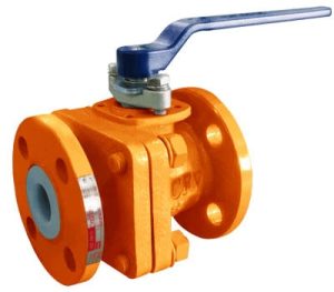 ball valve with pneumatic actuator