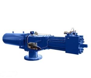 spring return actuator and hydraulic actuator